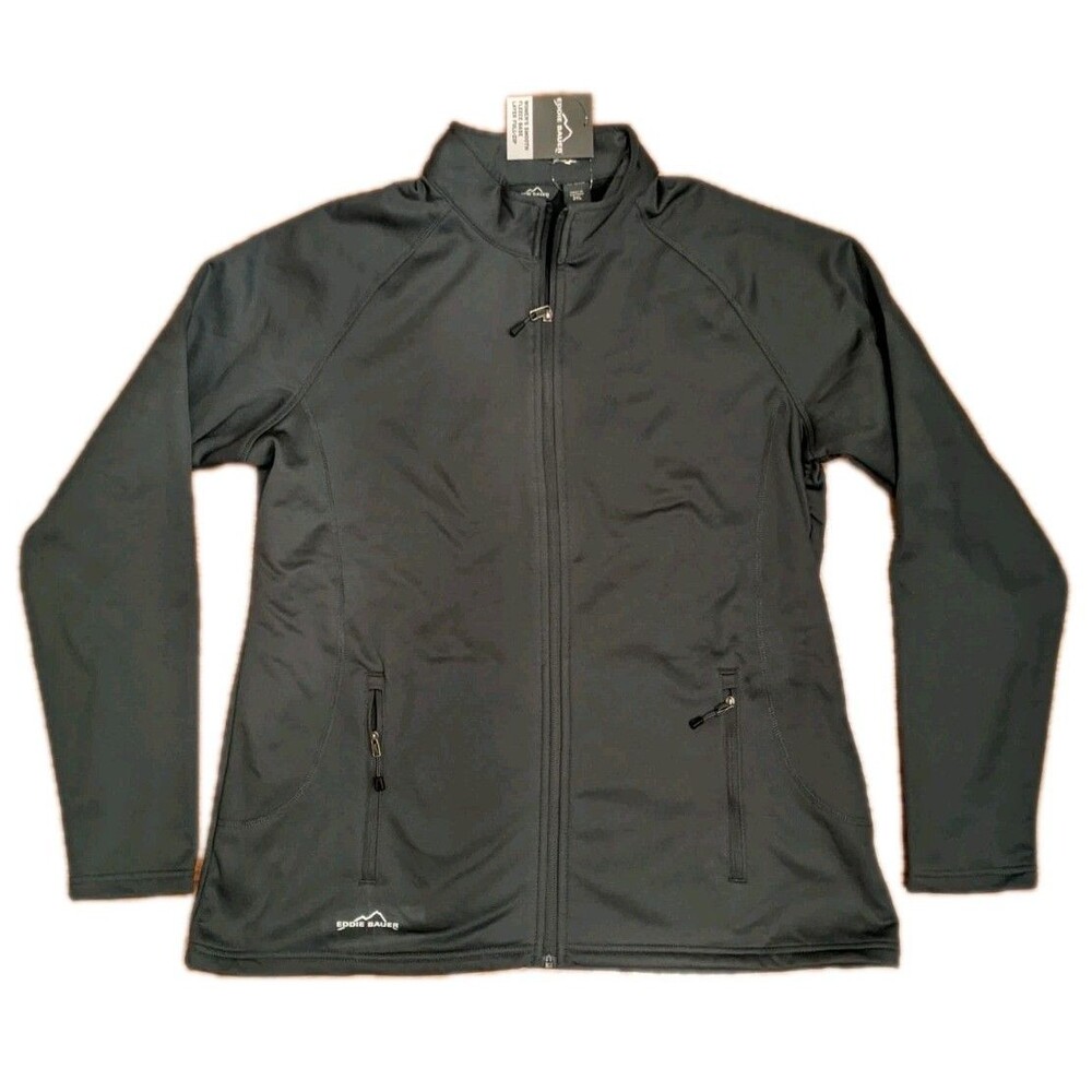 NWT Eddie Bauer Womens 2XL Base Layer Full Zip Jacket Hiking Performance Outdoor